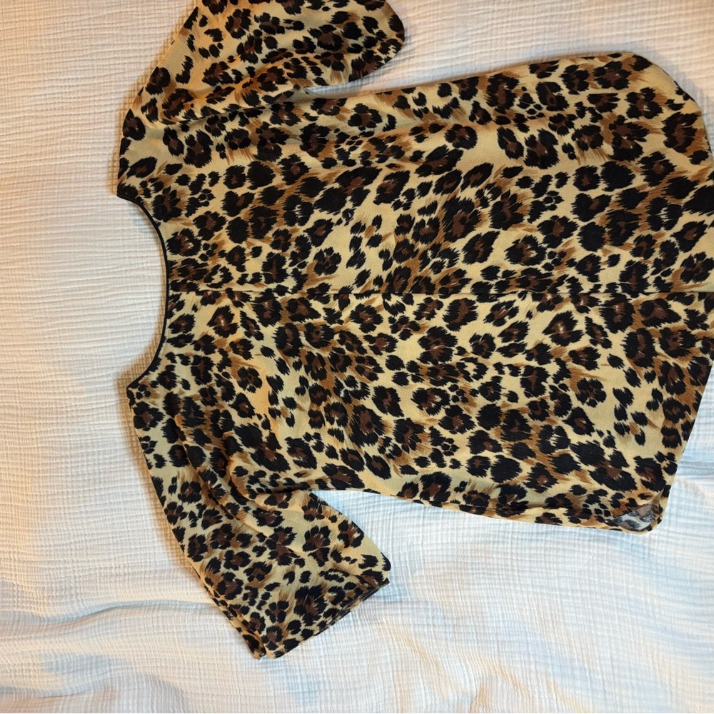 Vintage Leopard Print Terrycloth Swim Cover - Picture 11 of 11